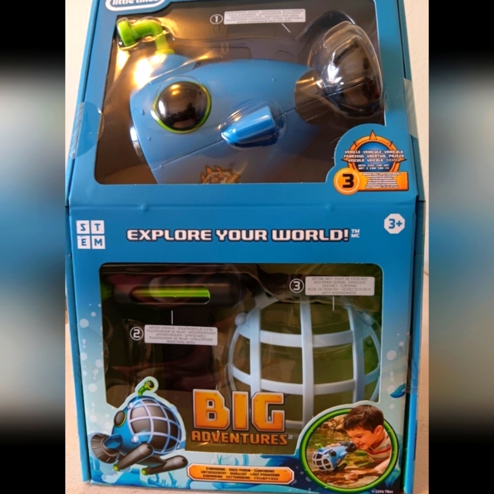 : Little Tikes Big Adventures Submarine Sea View Submarine